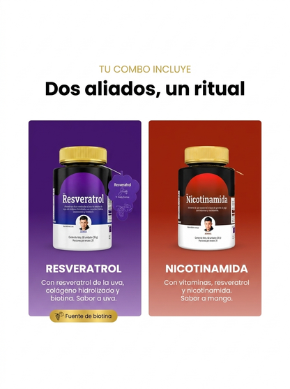 Combo Advance · Resveratrol + Nicotinamida NAD+